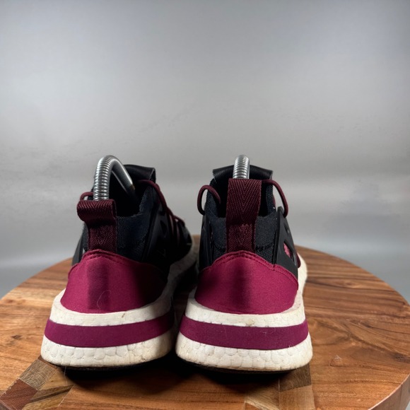 Adidas Arkyn Running Shoes Women's Size 7.5 Black Burgundy Athletic Sneakers - Picture 4 of 8